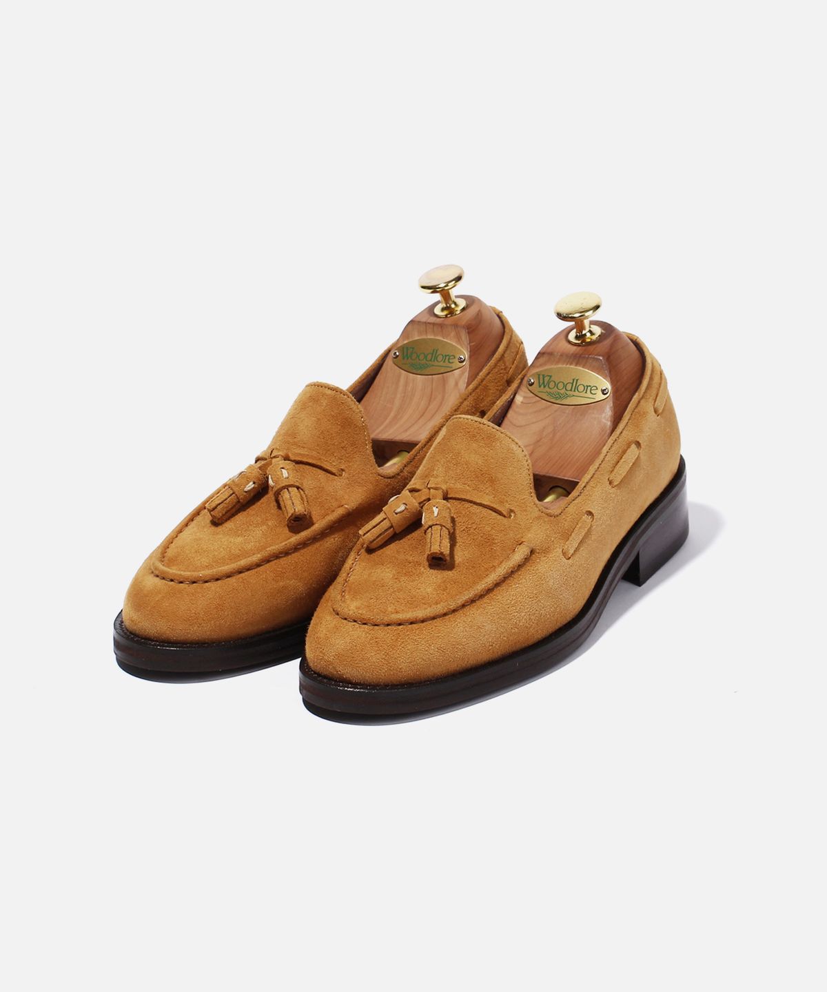 커스텀무드(CUSTOMMOOD) 크림슨 스웨이드 테슬로퍼(whisky)