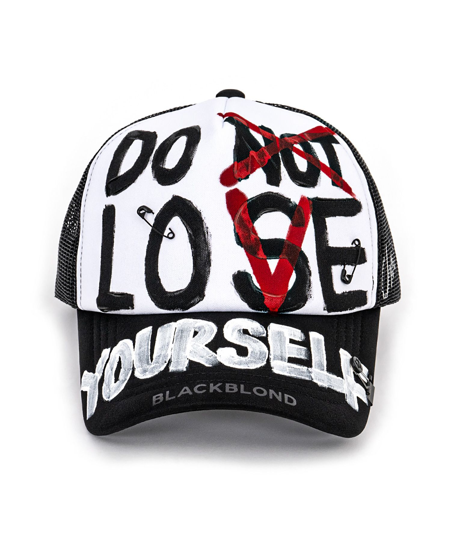 BLACKBLONDのBBD DLY Graffiti Trucker Mesh Cap BBD DLY Graffiti Trucker Mesh Cap (Black) - BLACKBLOND | 60
