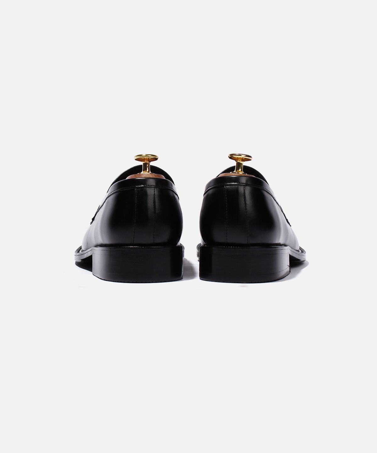 커스텀무드(CUSTOMMOOD) 웨스턴 소가죽 페니로퍼(black fg)
