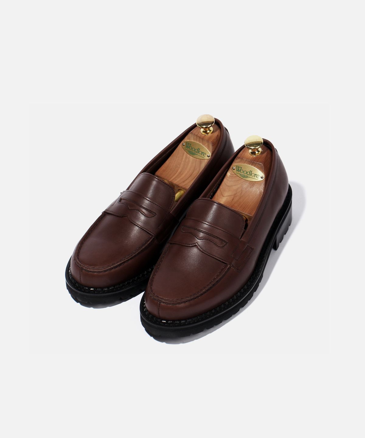 커스텀무드(CUSTOMMOOD) 웨스턴 소가죽 페니로퍼(vintage oil brown)