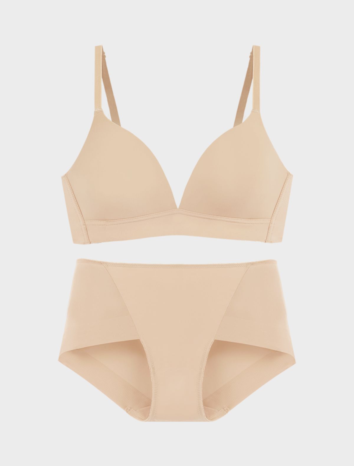 리얼컴피(REALCOMFY) 컴피 프리컷 슬림 브라 & 팬티 SET - 3 Colors