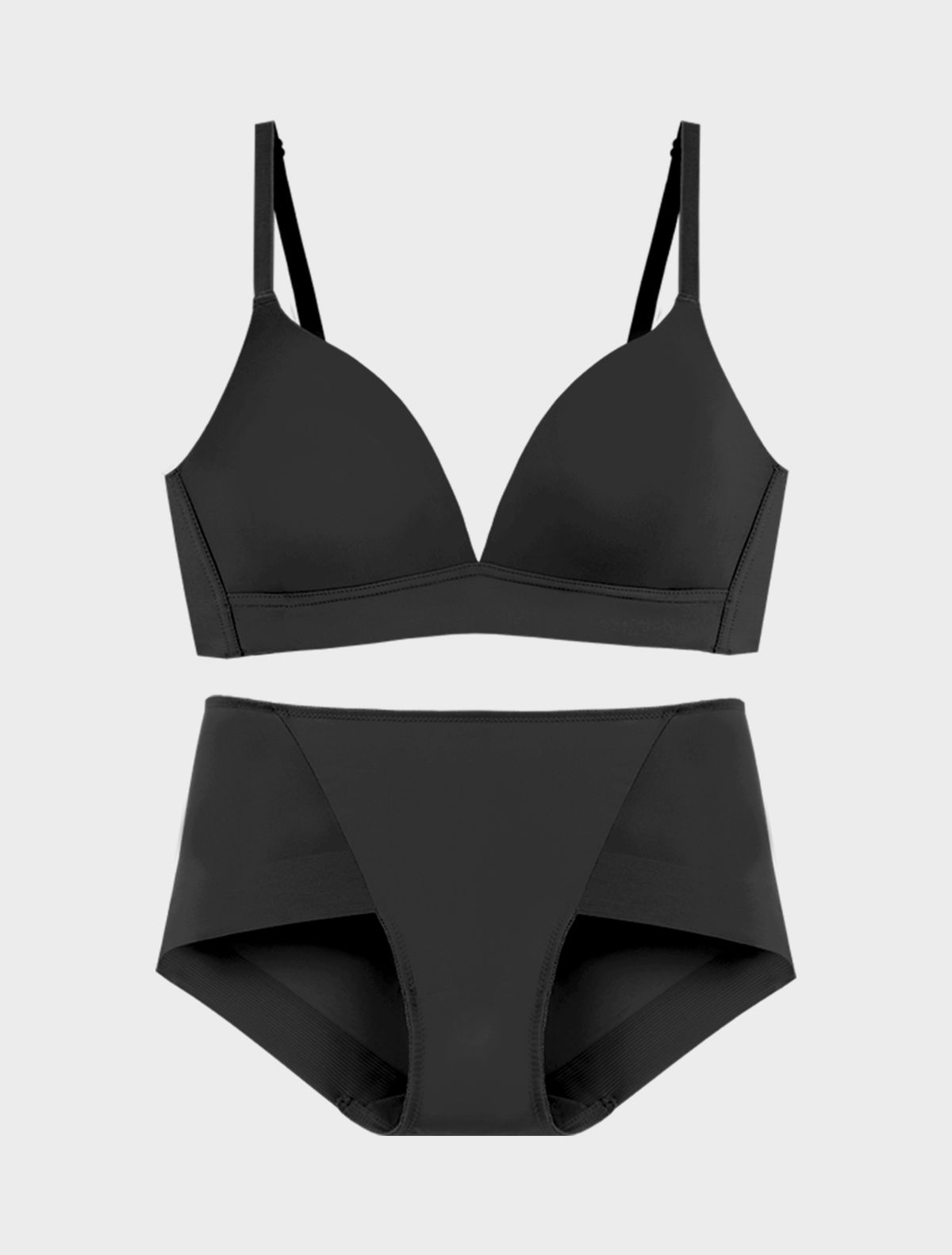 리얼컴피(REALCOMFY) 컴피 프리컷 슬림 브라 & 팬티 SET - 3 Colors