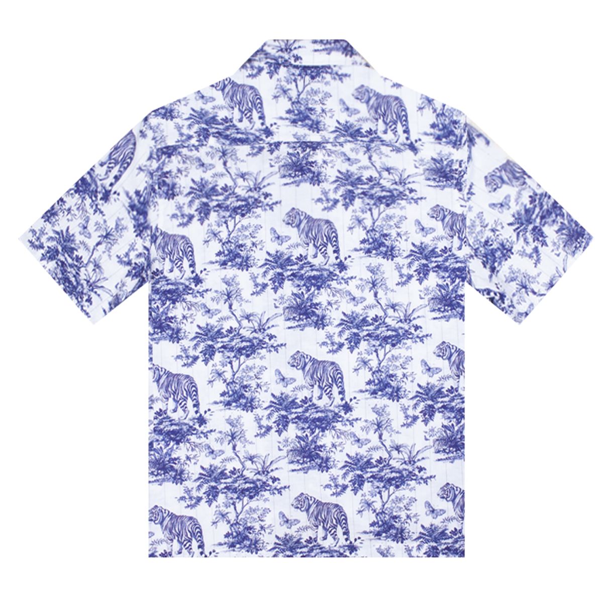 더셔츠하우스(THESHIRTHOUSE) 하와이안 셔츠 잉크타이거 화이트