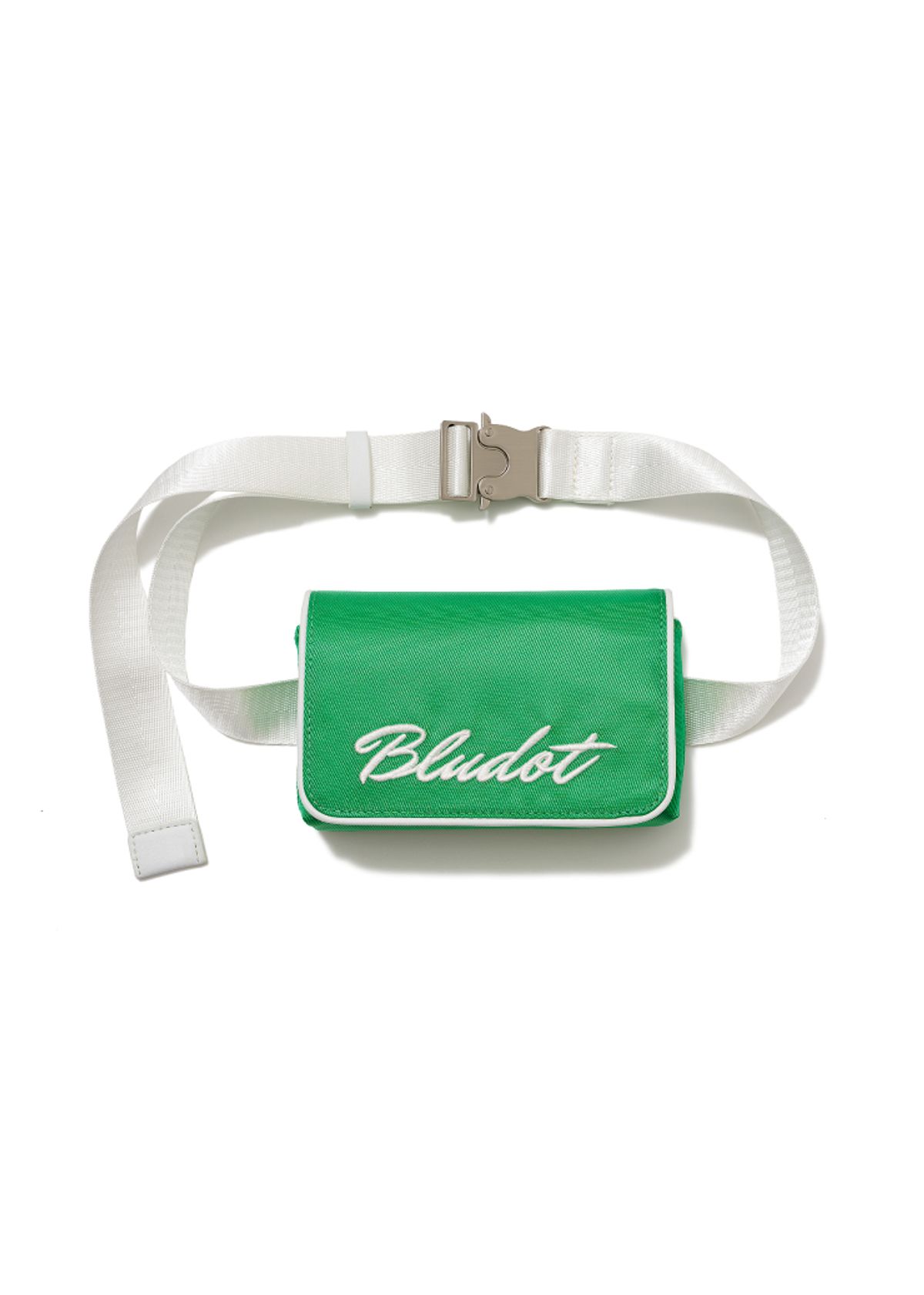 블루닷(BLUDOT) 타이포 그래픽 자수 벨트백_GN