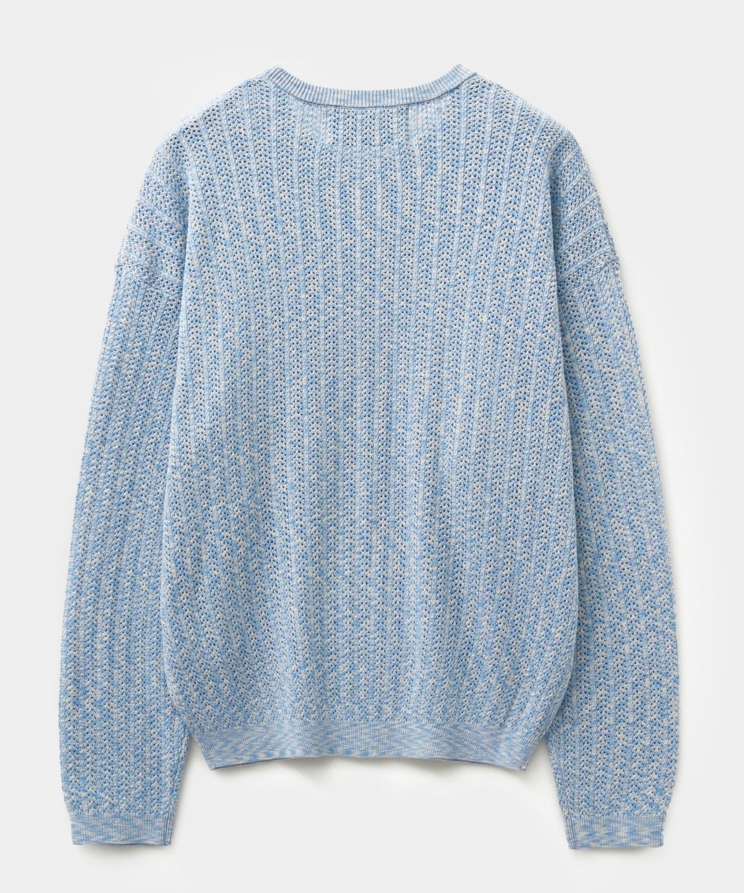 MUSINSA | SATUR Ibiza Ocean Graphic Mesh Knit Sea Blue