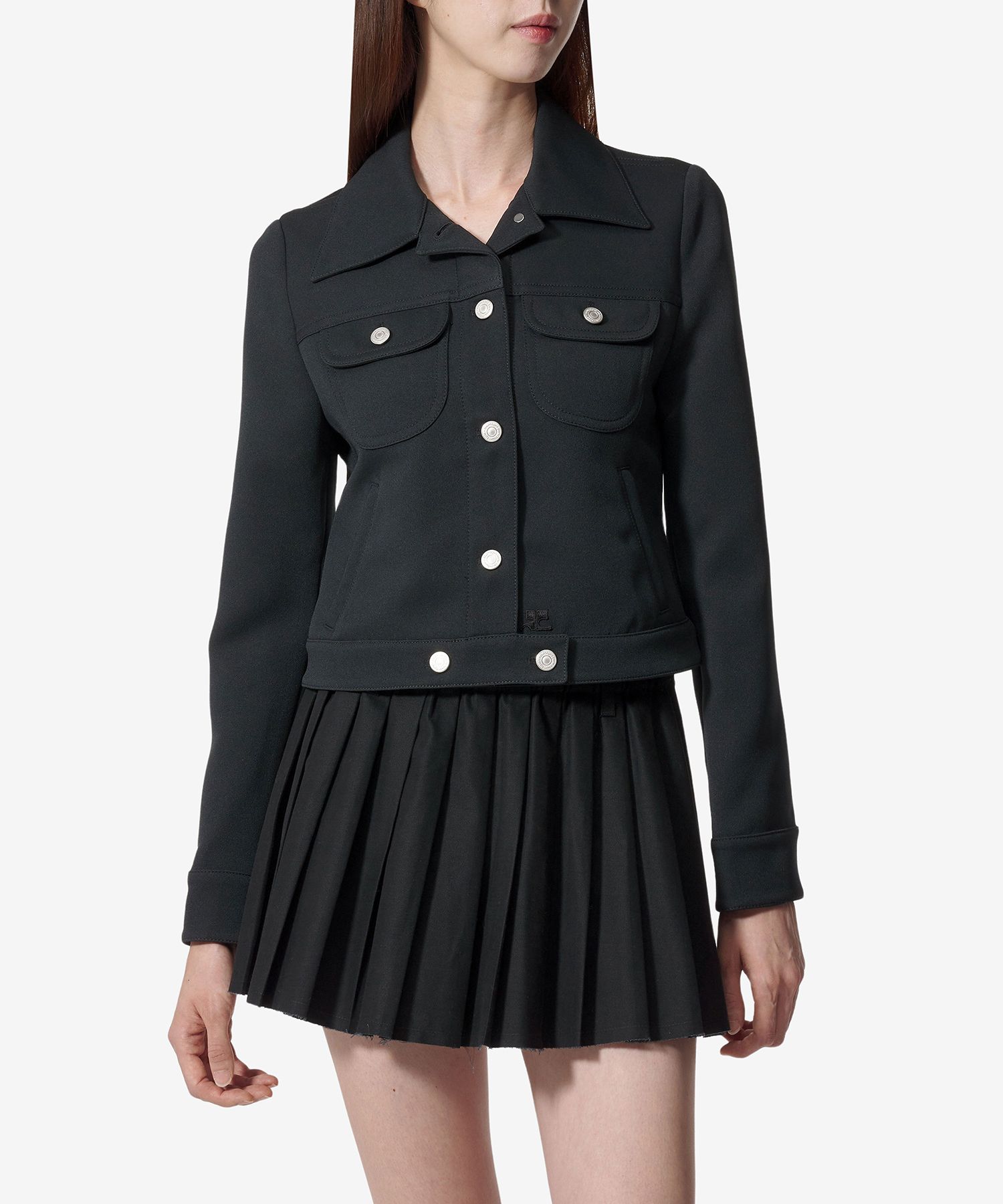 MUSINSA公式 | COURREGES シグネチャーツイルトラッカージャケット 