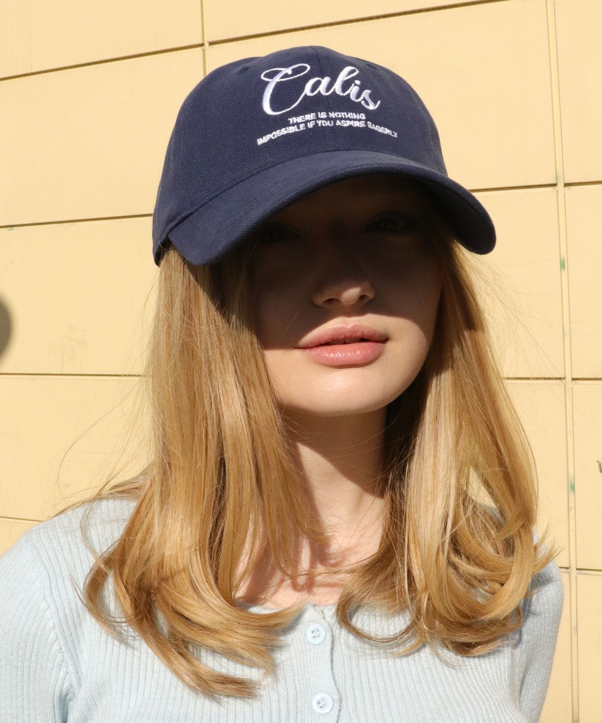 엘케블룸(ELKE BLOEM) CALIS NAVY BALL CAP