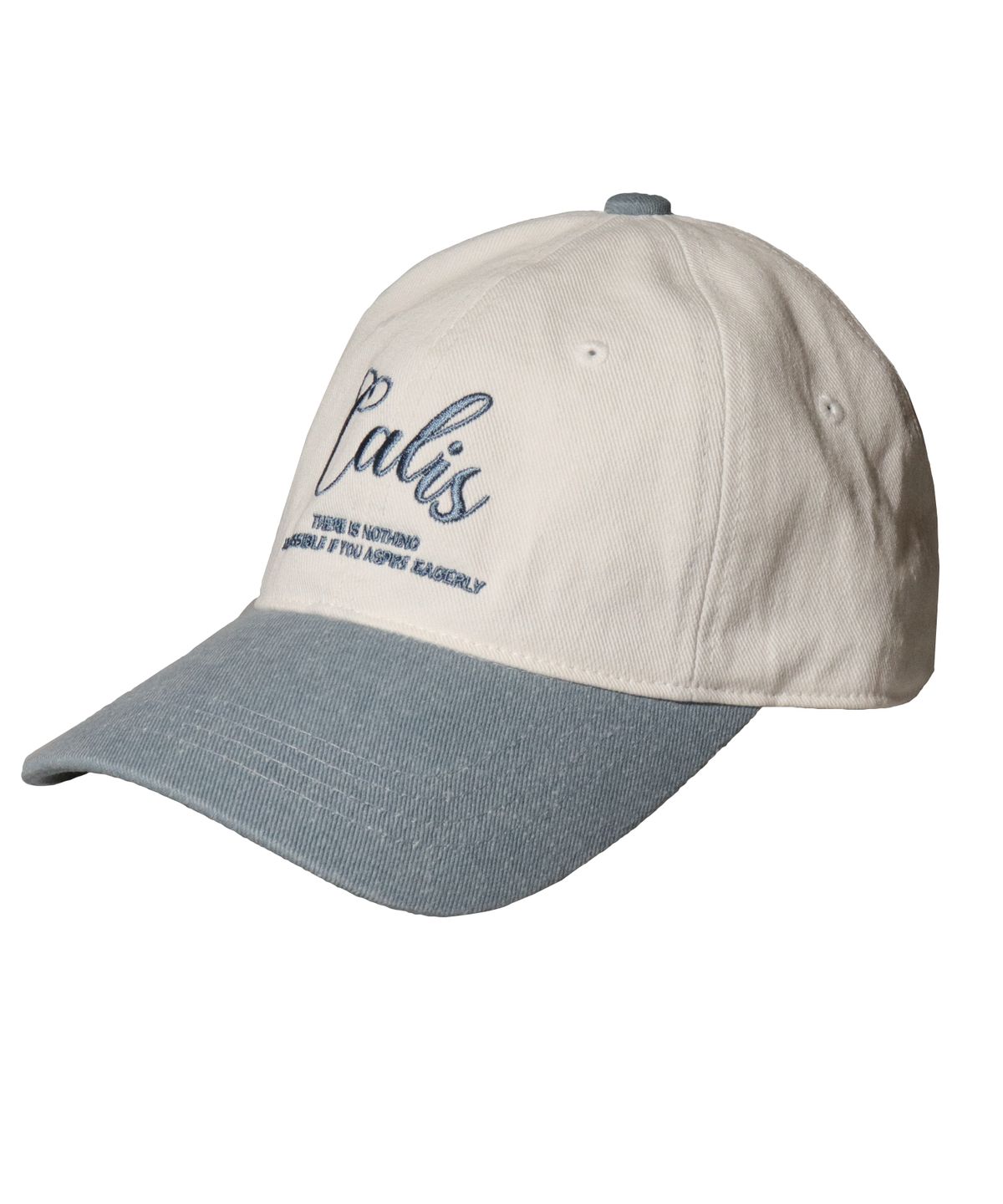 엘케블룸(ELKE BLOEM) CALIS IVORY/VINTAGE BLUE BALL CAP