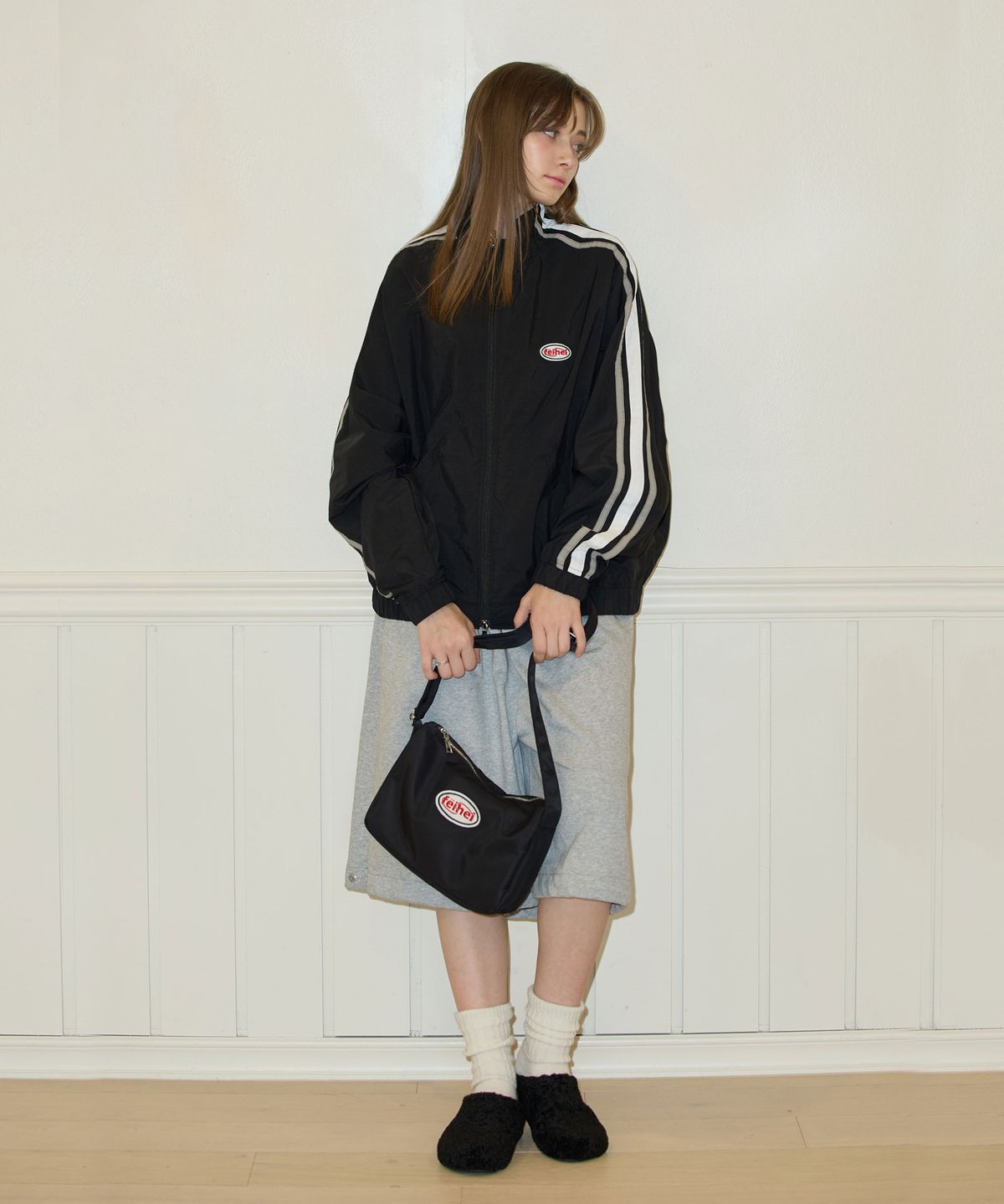 페이헤이(FEIHEI) WAPPEN MINI CROSS BAG BLACK