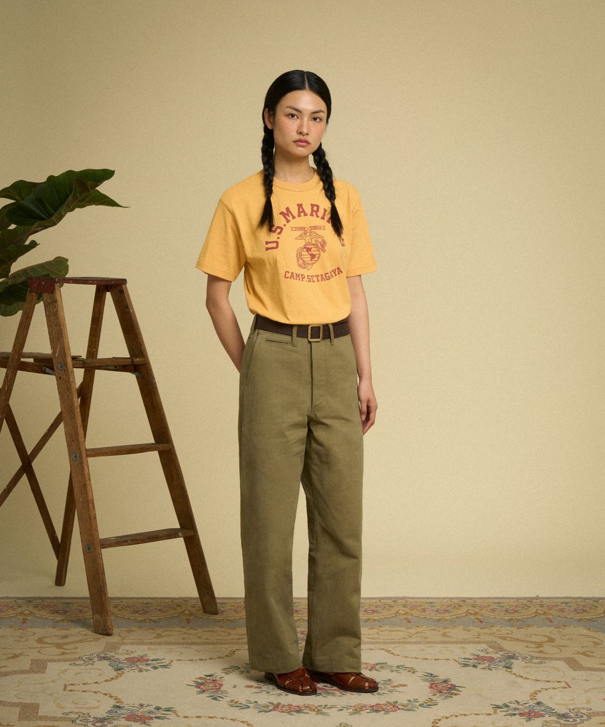 브론슨(BRONSON) 1970s US Marine Tee Yellow