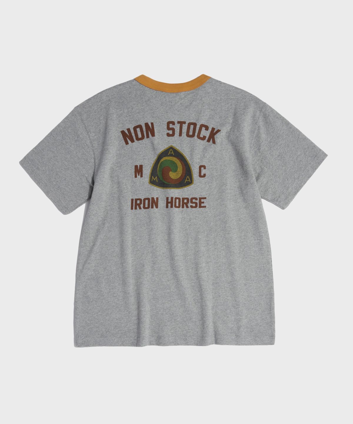 브론슨(BRONSON) Retro Motorcycle Graphic Tee Grey