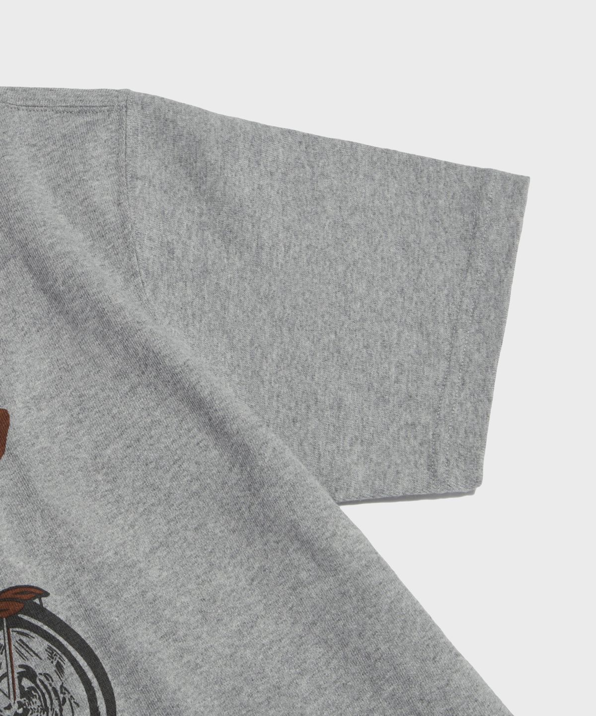 브론슨(BRONSON) Retro Motorcycle Graphic Tee Grey