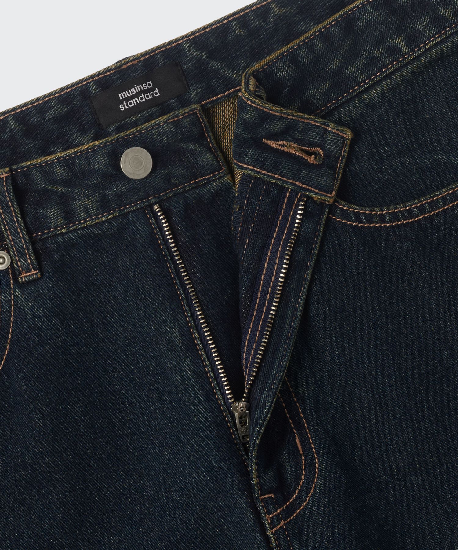 ★MUSINSA STANDARD★ Big Wide Denim Pants Dark Blue MMDNP520 MUSINSA | MUSINSA STANDARD [Cool Standard] Big Brush Extra