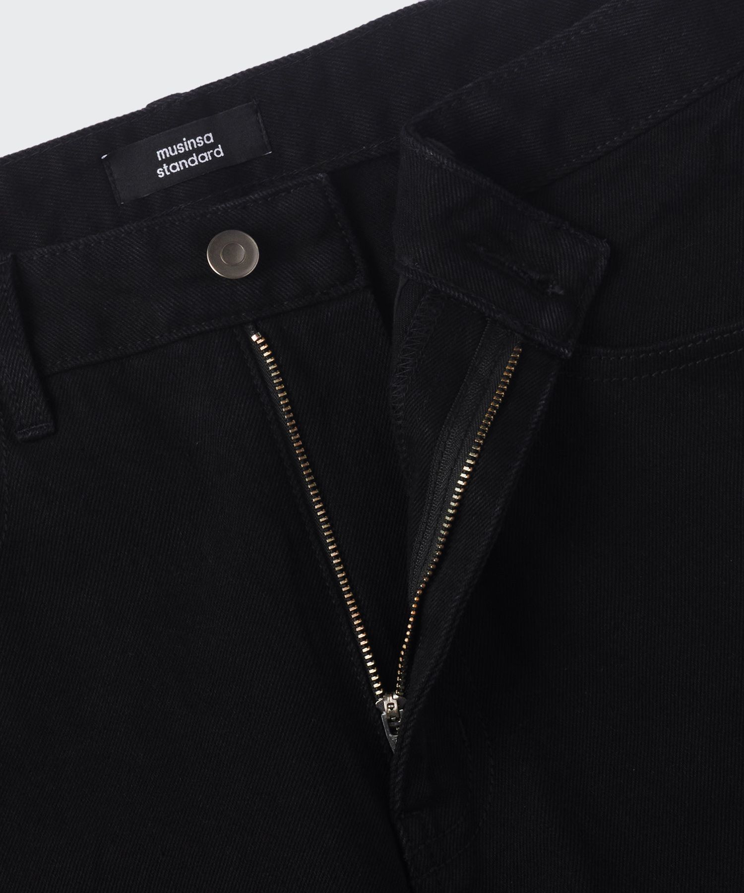 ★MUSINSA STANDARD★ Big wide denim pants black MMDNP600-BK MUSINSA | MUSINSA STANDARD Big Wide Denim Pants [Black]