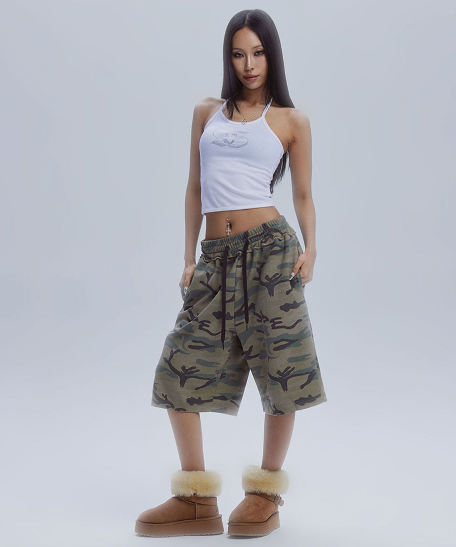 【GILA ARCHIVE】25ss MILITRAY BERMUDA SWEAT SHORTS MUSINSA | GILAARCHIVE MILITRAY BERMUDA SWEAT SHORTS_CA