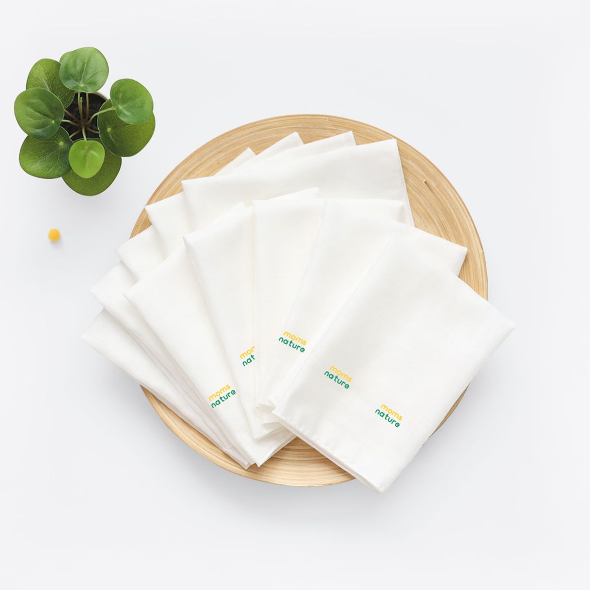 맘스네이처(MOMSNATURE) 대나무 가제 손수건 10장