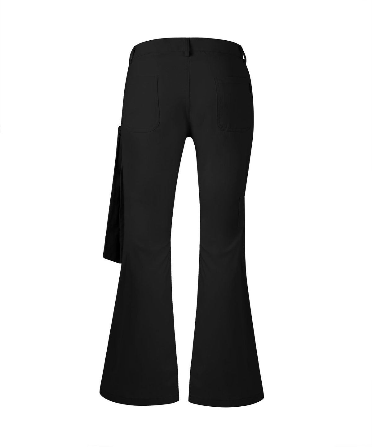 길라아카이브(GILAARCHIVE) RIBBON BOOTSCUT PANTS_BK