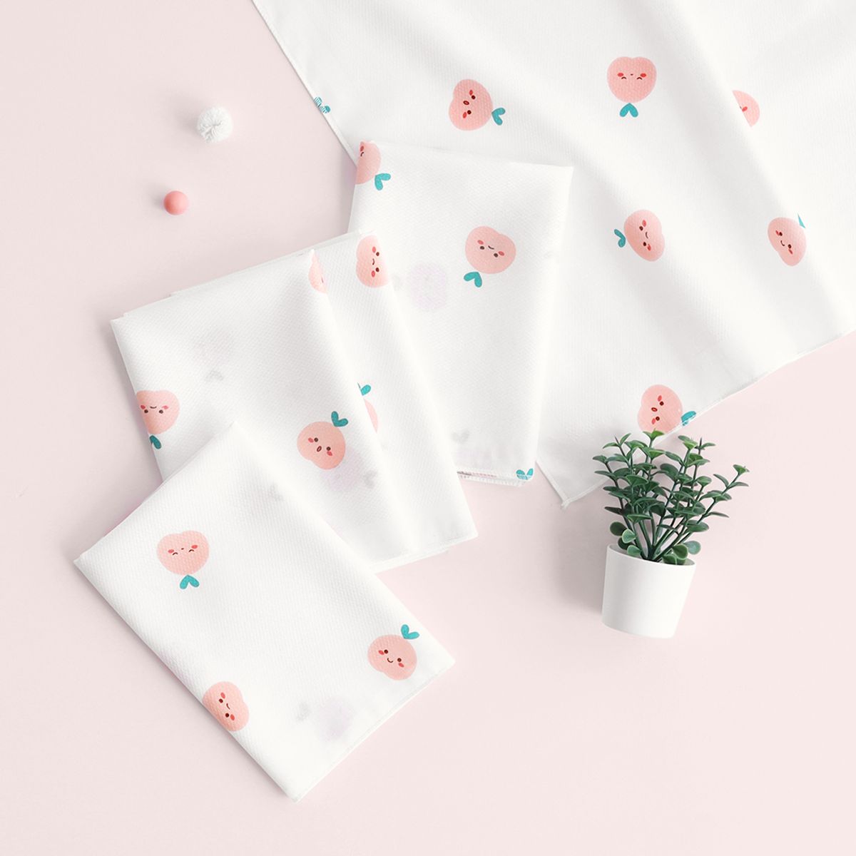 맘스네이처(MOMSNATURE) 대나무 손수건 15매입(BOX포장)