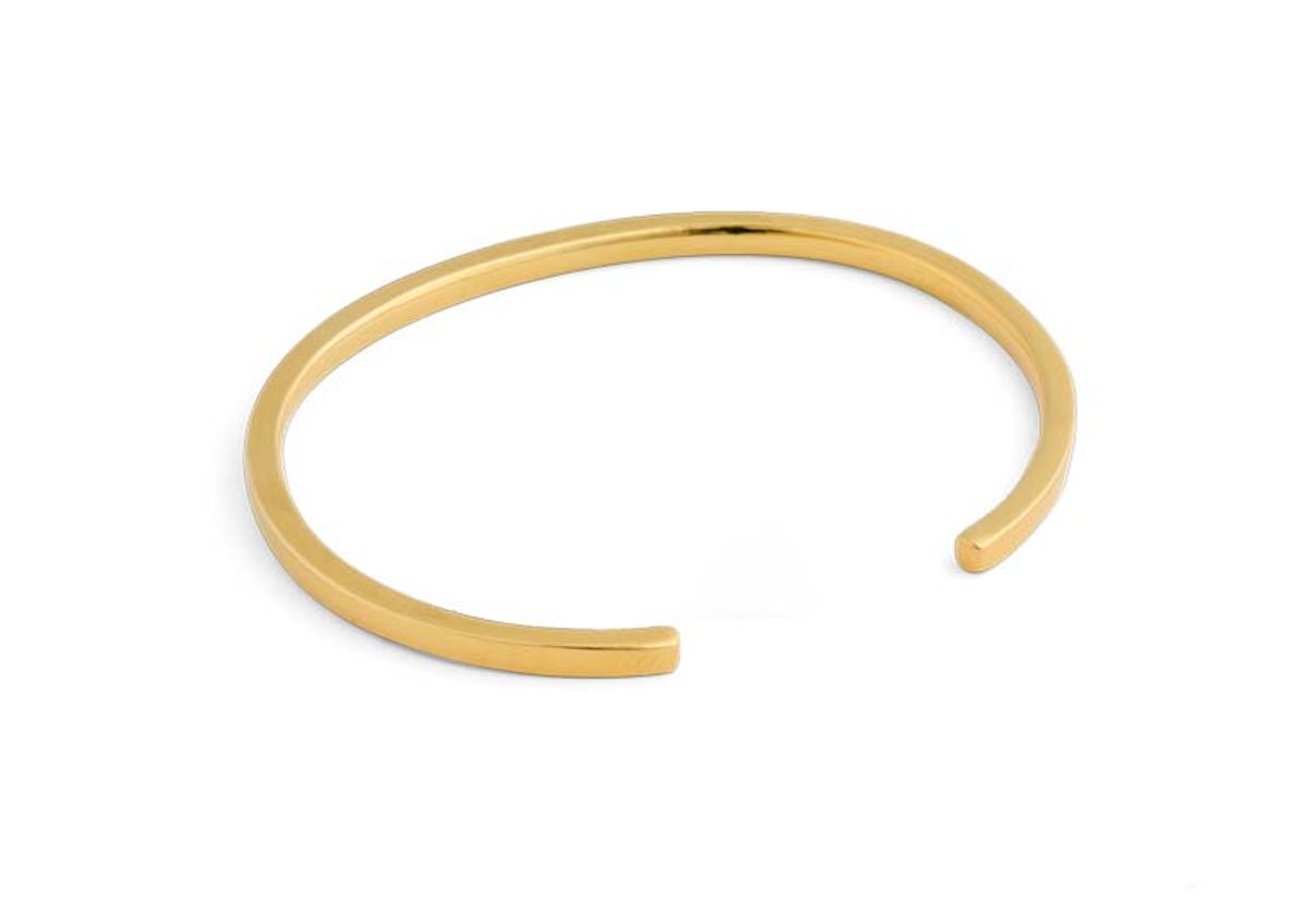 베벨로(BEBELLO) [Bs-401] 925실버 심플 뱅글팔찌  (18k gold plating )