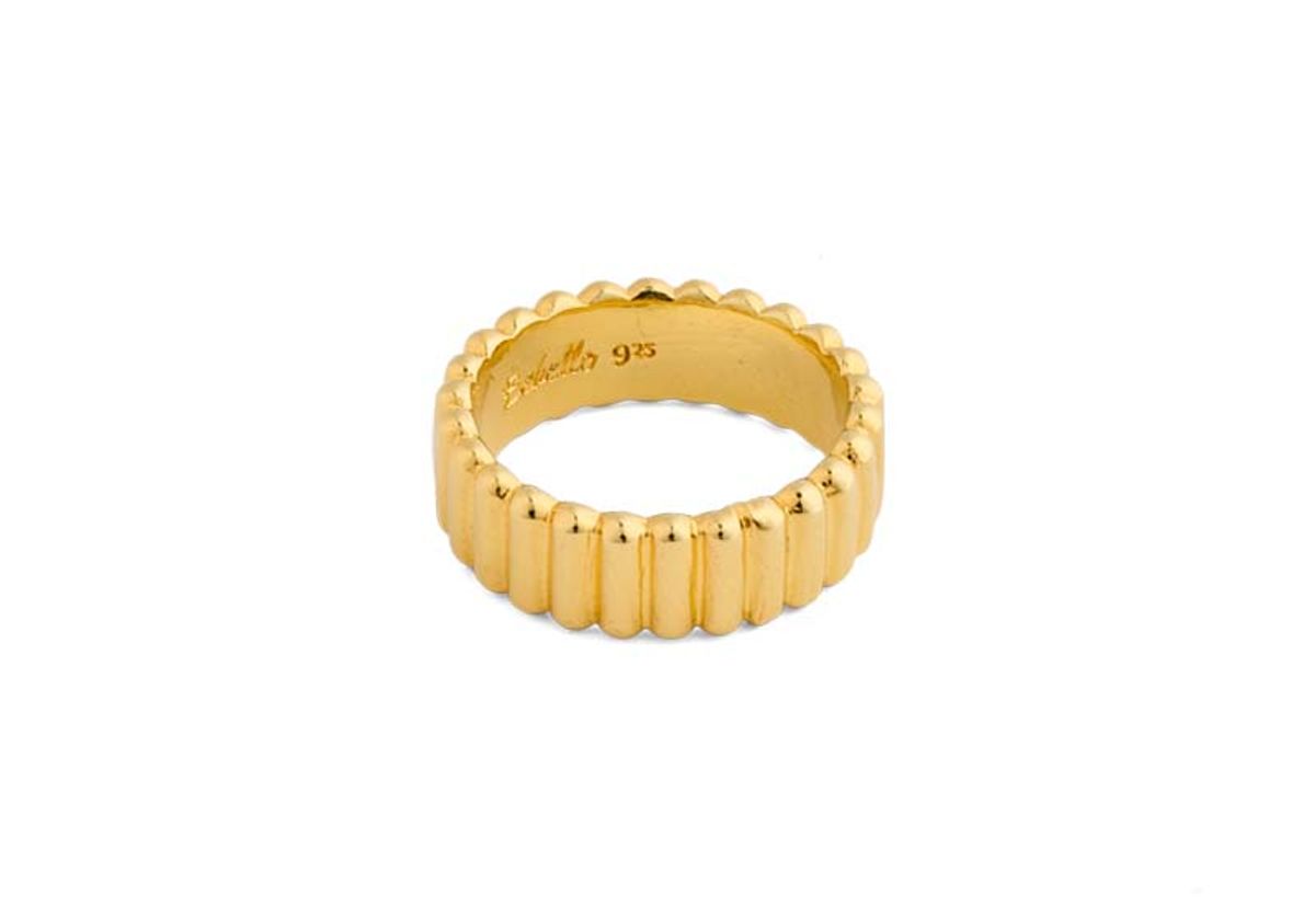 베벨로(BEBELLO) [Bs-403] 925실버 볼드 애끼반지 (18k gold plating )