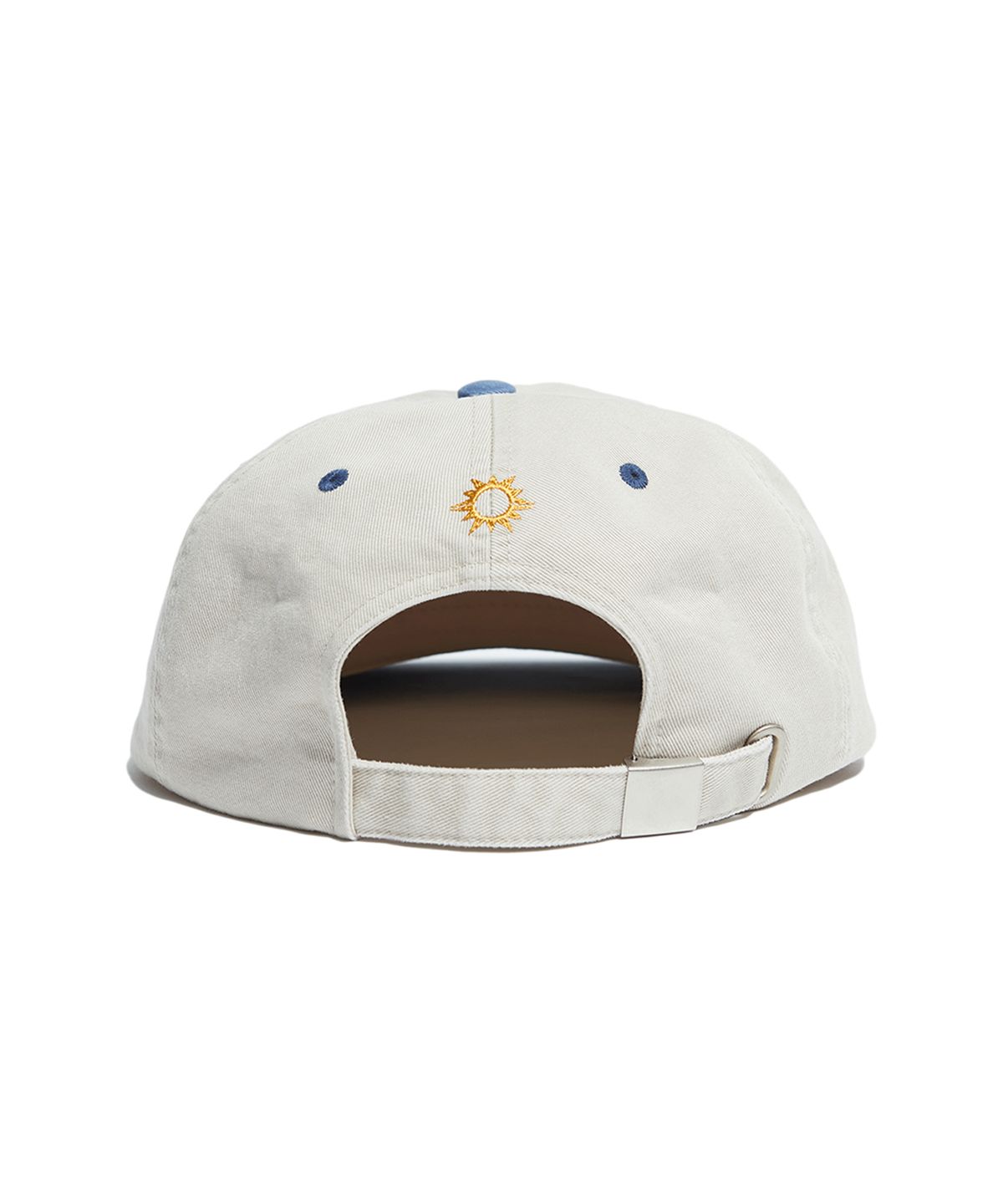 헬로 선라이즈(HELLO SUNRISE) Two Tone Washed OG Logo 6Panel Cap_Beige & Vintage Blue
