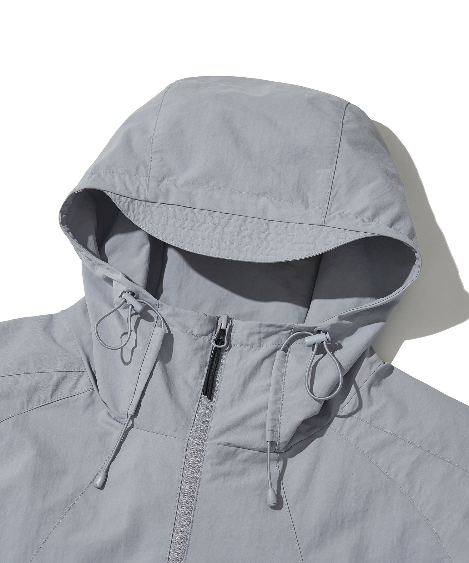 MUSINSA | URBANDTYPE Curved Raglan Windbreaker_Grey