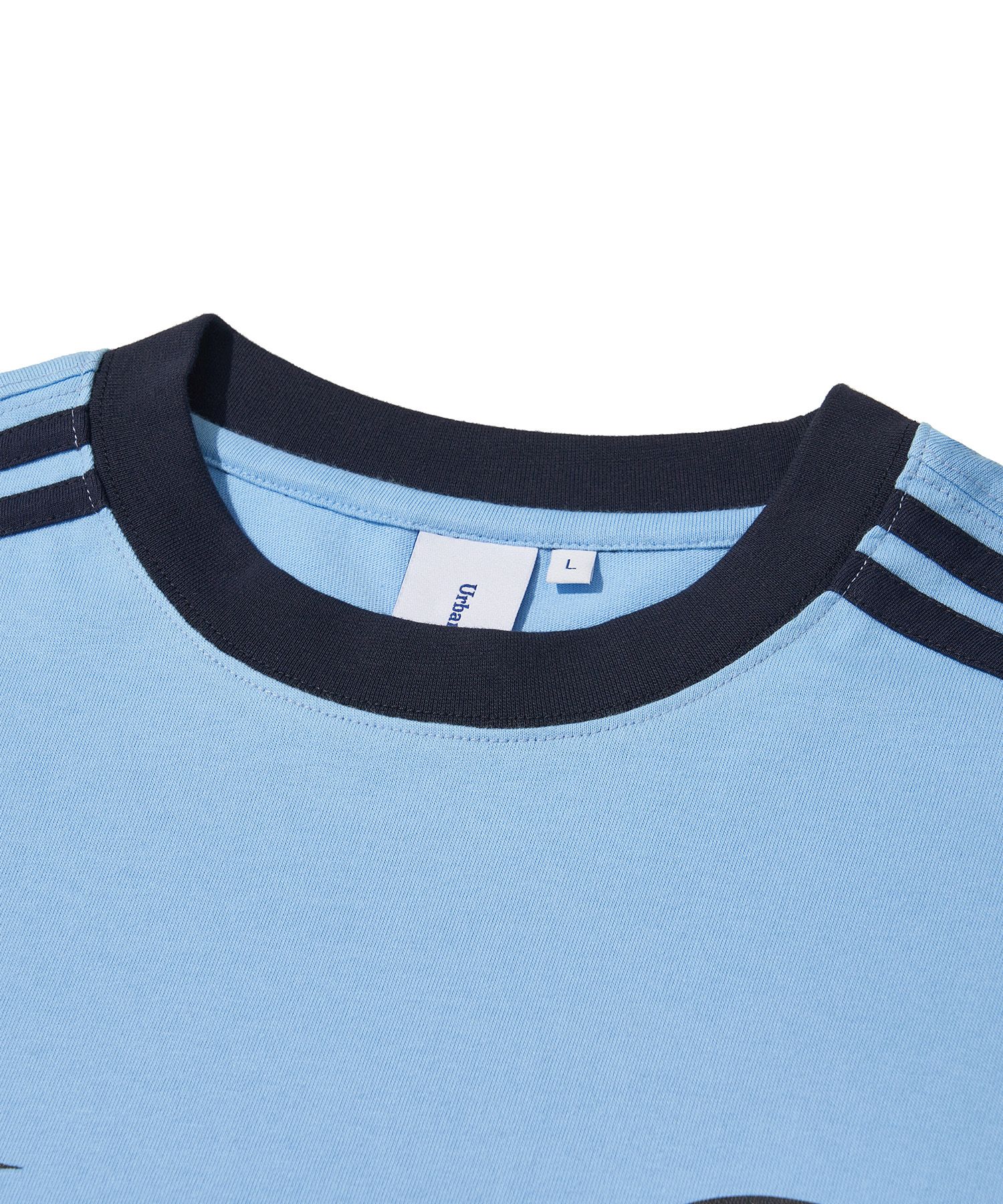 MUSINSA | URBANDTYPE Football Jersey Long Sleeve_Sky Blue
