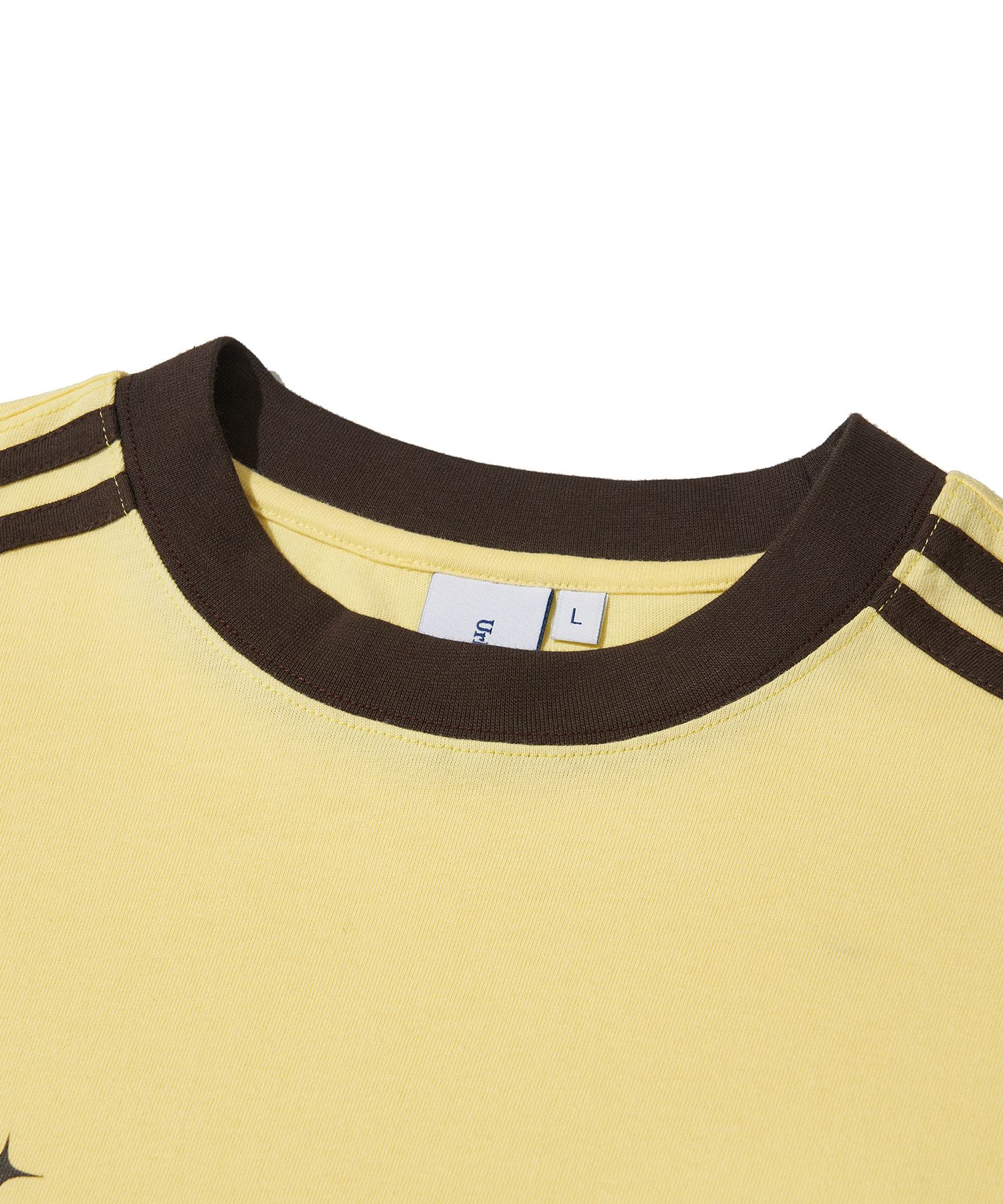 ★Urbandtype.★ Football Jersey T-Shirt Yellow UBEUTS002YL MUSINSA公式 | URBANDTYPE Football Jersey Long Sleeve_Yellow