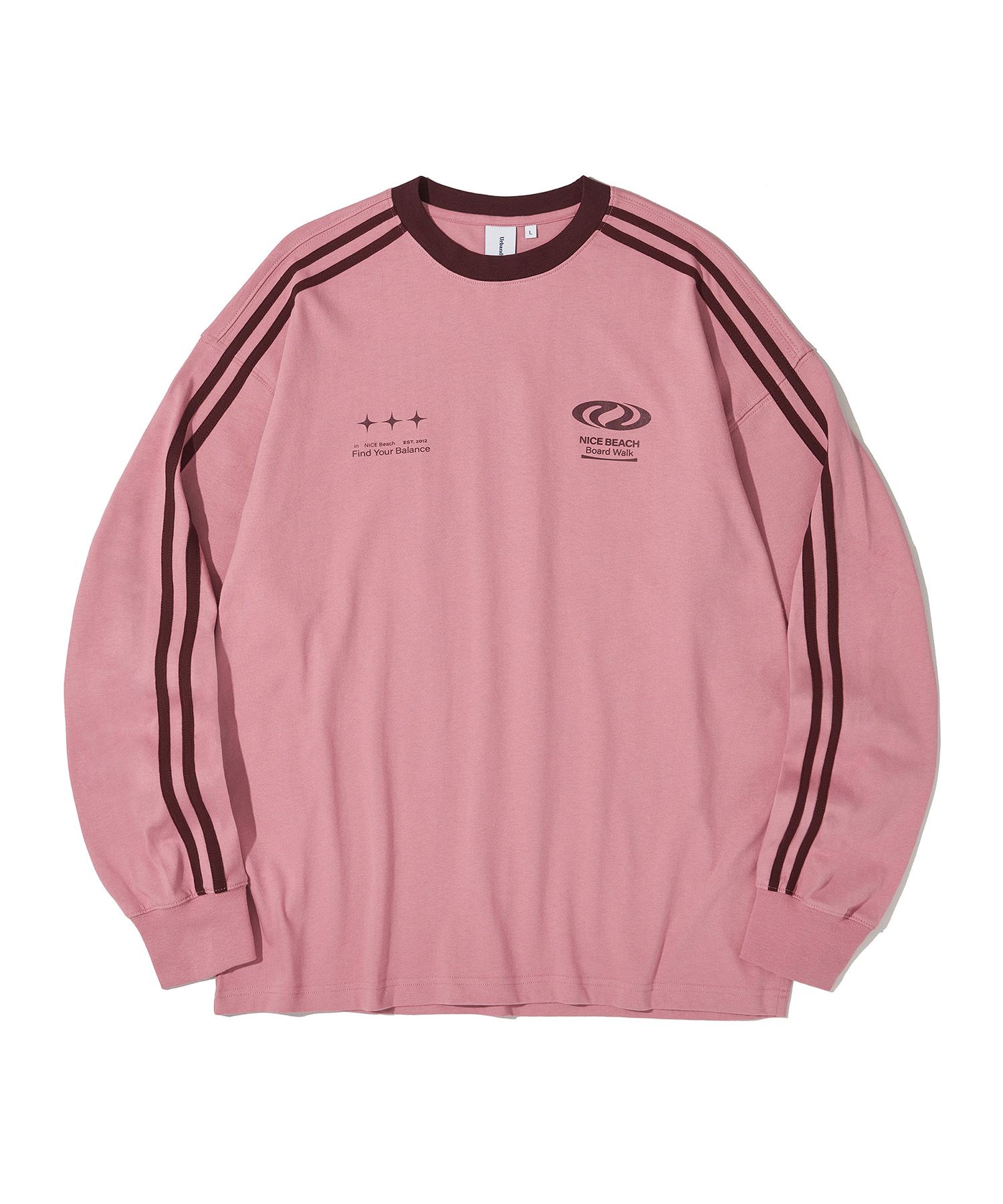 ★Urbandtype.★ Football Jersey Long Sleeve Pink MUSINSA | URBANDTYPE Football Jersey Long Sleeve_Pink