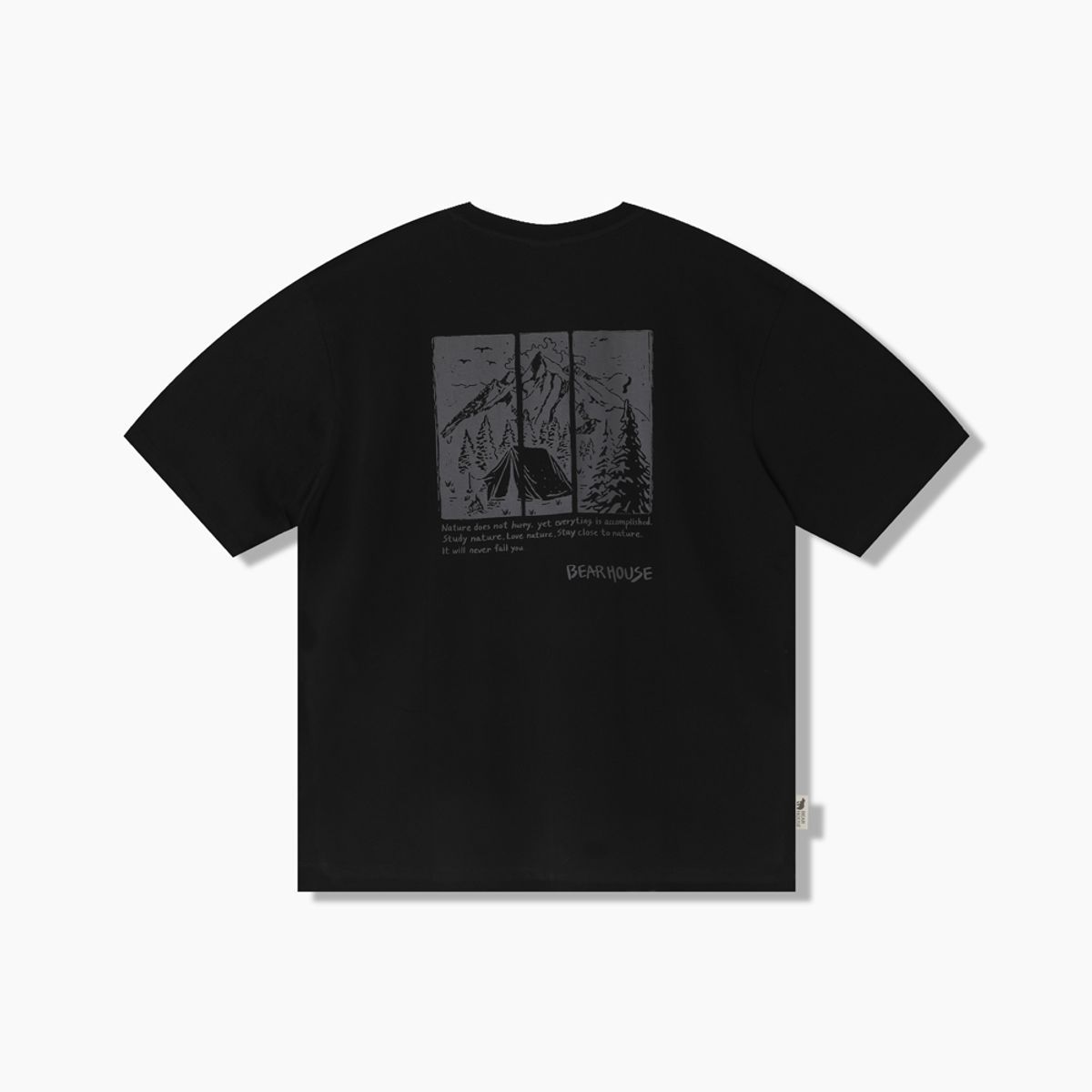 베어하우스(BEARHOUSE) 코마(Coma) camping T_BK