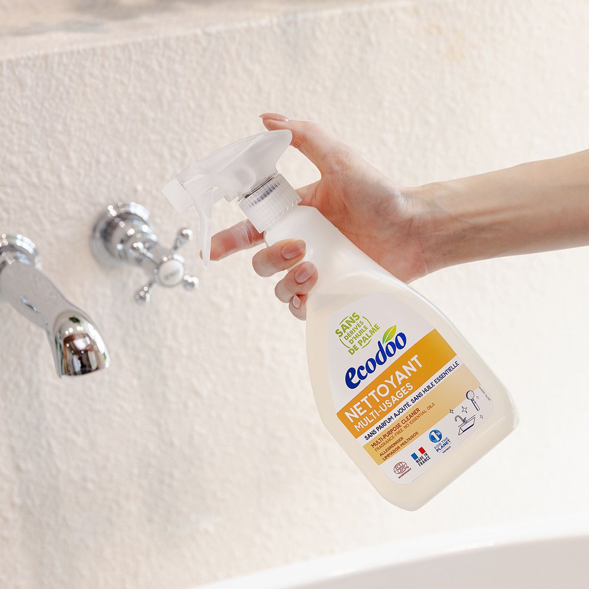 에코두(ECODOO) 욕실세정제 무향 500ml 1개 + 리필 1L 2개