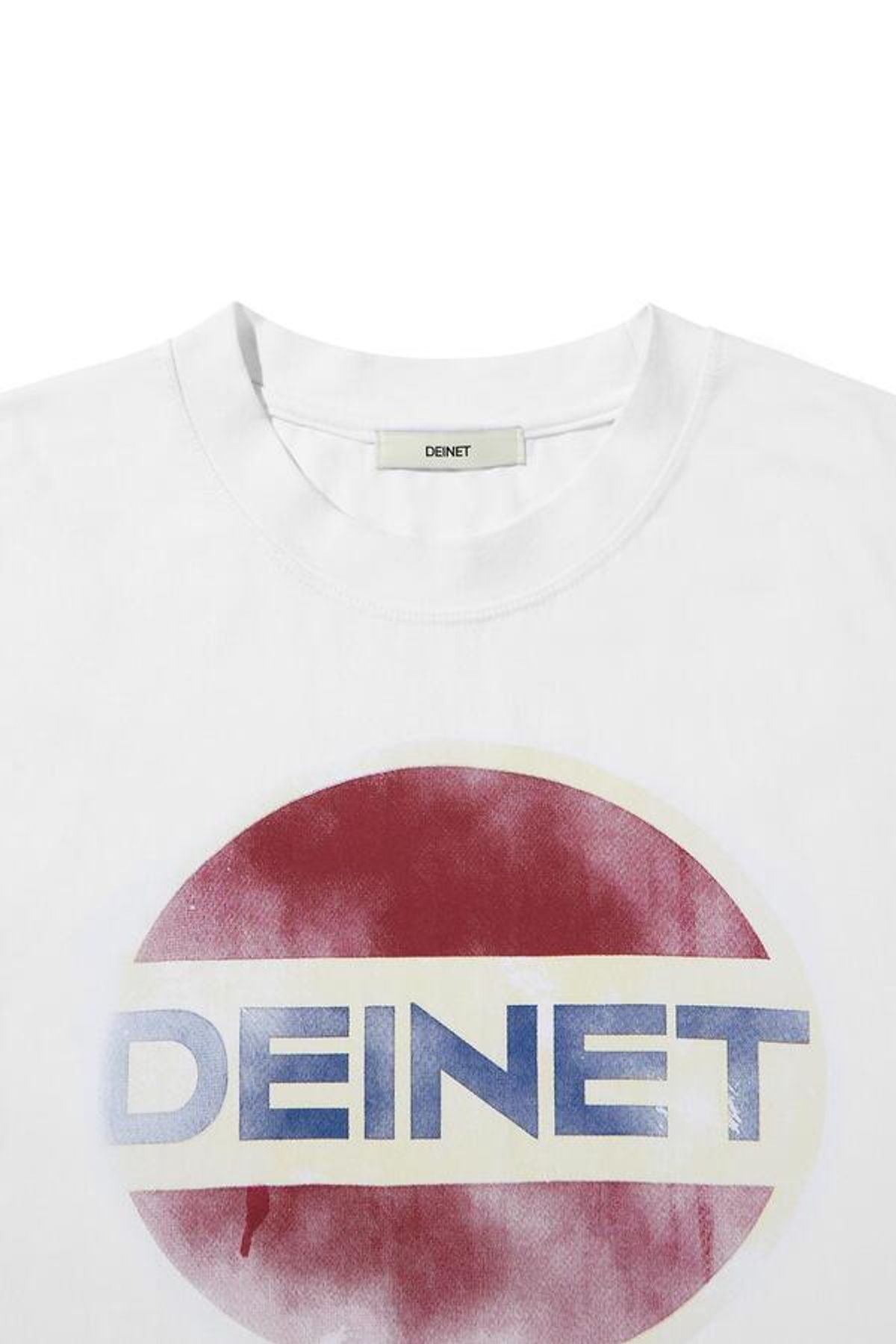 다이닛(DEINET) VINTAGE GRAPHIC OVERFIT T-SHIRTS IN WHITE