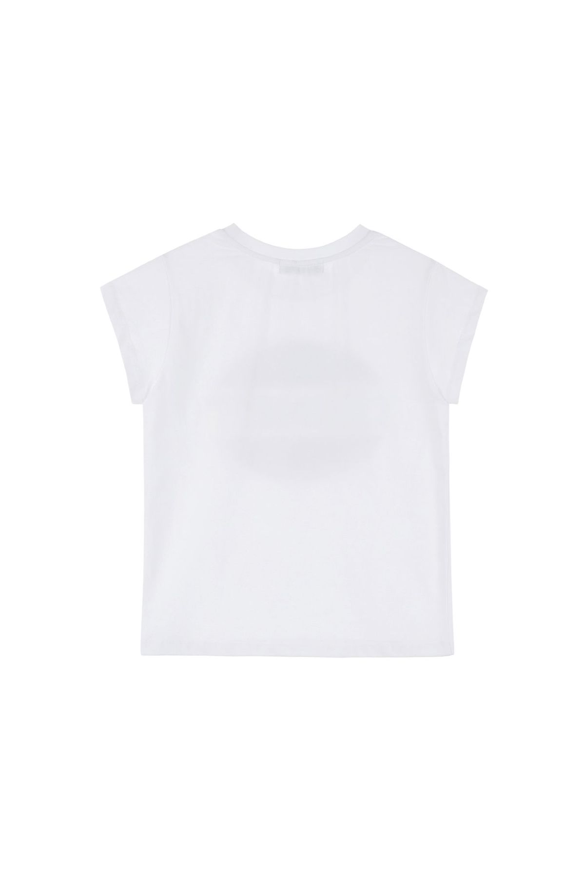 다이닛(DEINET) VINTAGE GRAPHIC CROPPED T-SHIRTS IN WHITE
