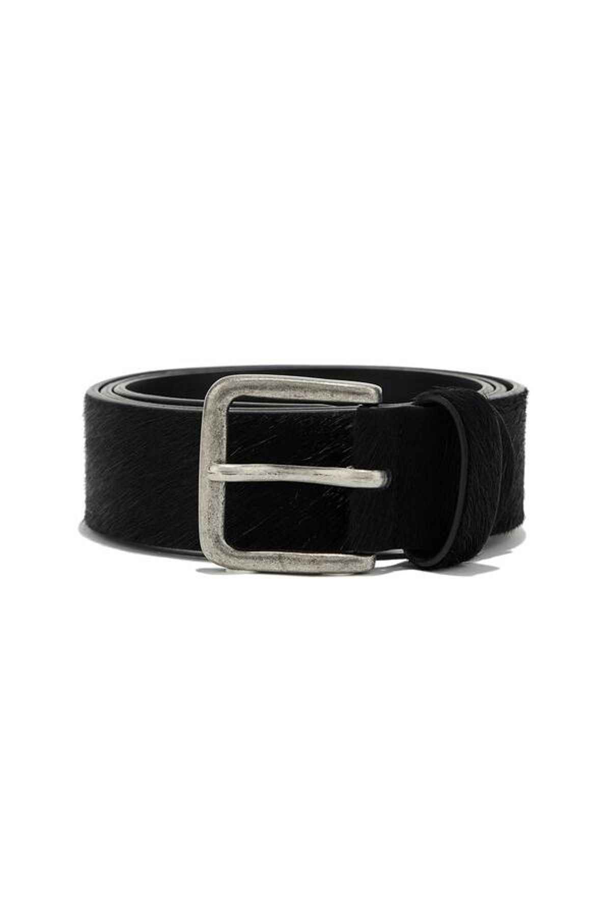 다이닛(DEINET) COWHIDE LEATHER BELT IN BLACK