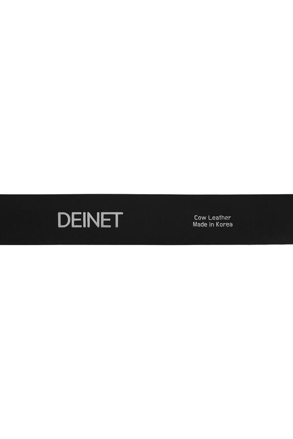 다이닛(DEINET) COWHIDE LEATHER BELT IN BLACK