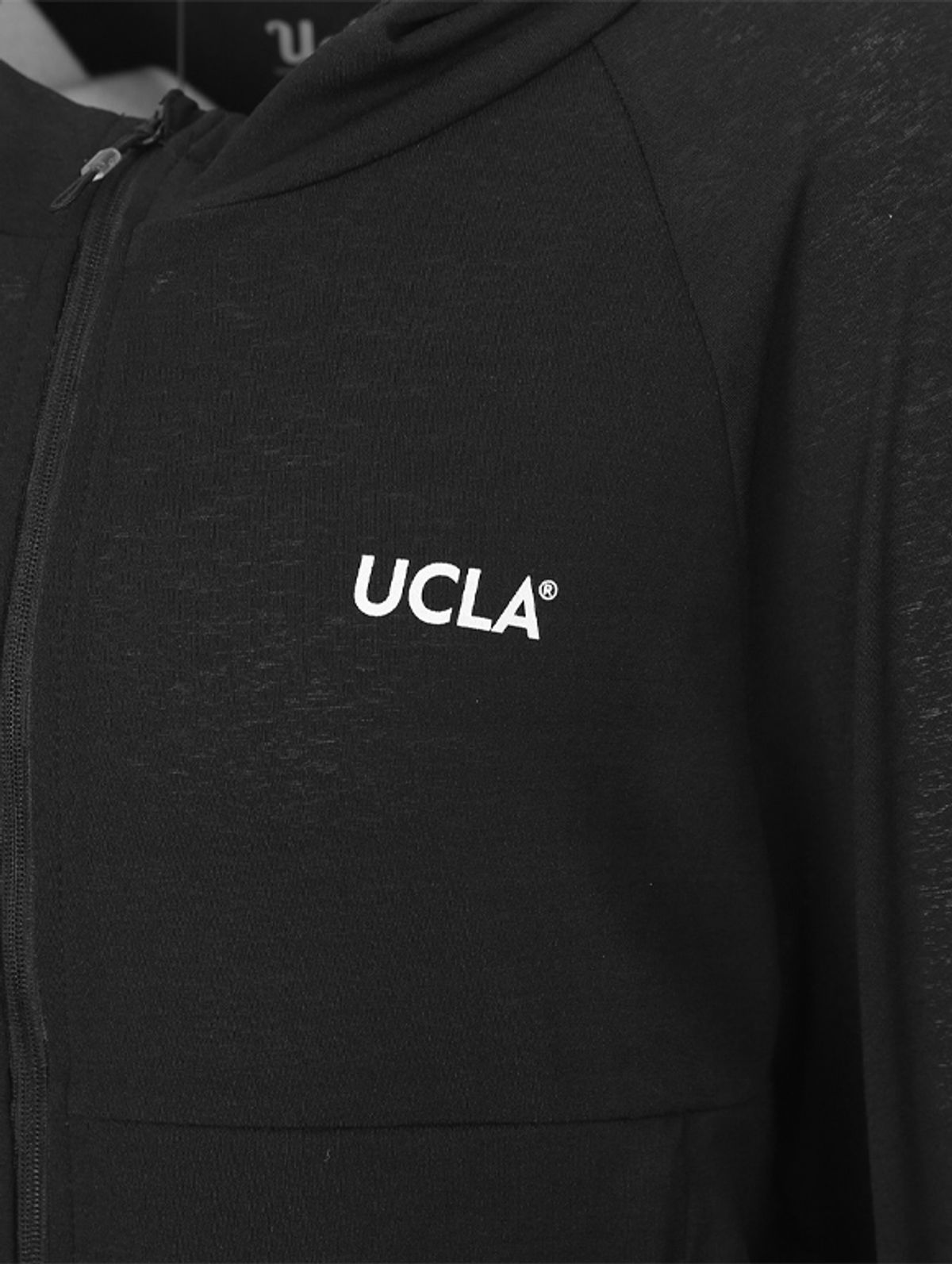 유씨엘에이(UCLA) 여성 래쉬가드 집업[BLACK](UARUJ02_39)