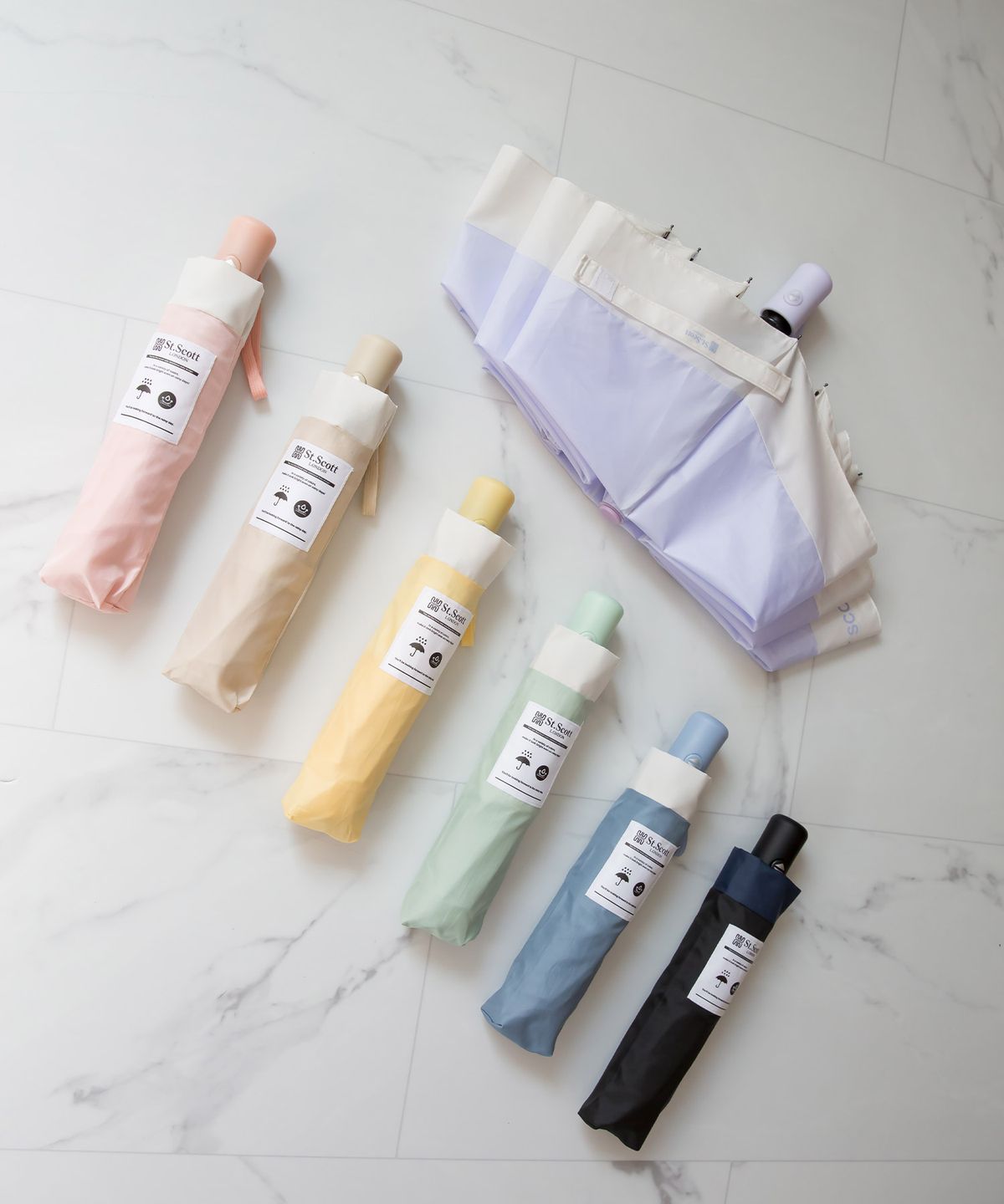 세인트스코트 우산(SAINT SCOTT UMBRELLA) 3단 레이어 전자동 투톤 우산  - 7COLOR