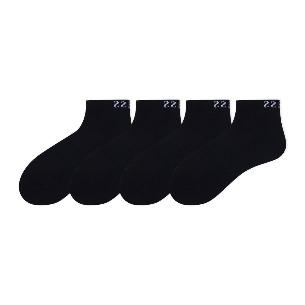게스 양말(GUESS SOCKS) 뒤로고 메쉬 미듐 반파일 단목 4족