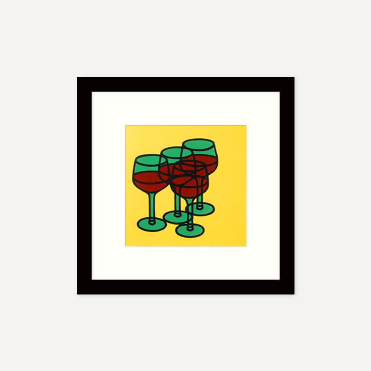 그릿시즌(GREET SEASON) 패트릭 콜필드 Wine Glasses, 1969 (액자 포함)