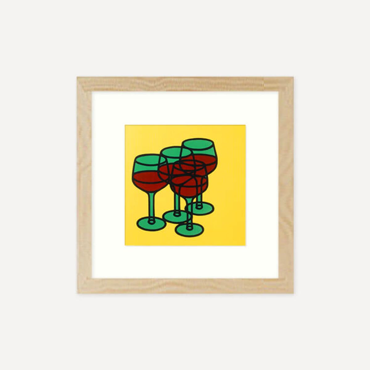 그릿시즌(GREET SEASON) 패트릭 콜필드 Wine Glasses, 1969 (액자 포함)