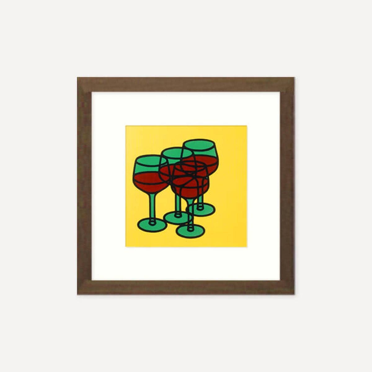 그릿시즌(GREET SEASON) 패트릭 콜필드 Wine Glasses, 1969 (액자 포함)