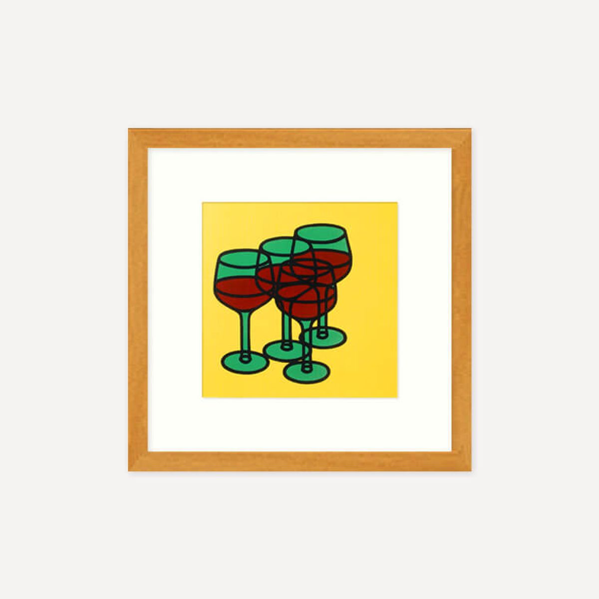 그릿시즌(GREET SEASON) 패트릭 콜필드 Wine Glasses, 1969 (액자 포함)