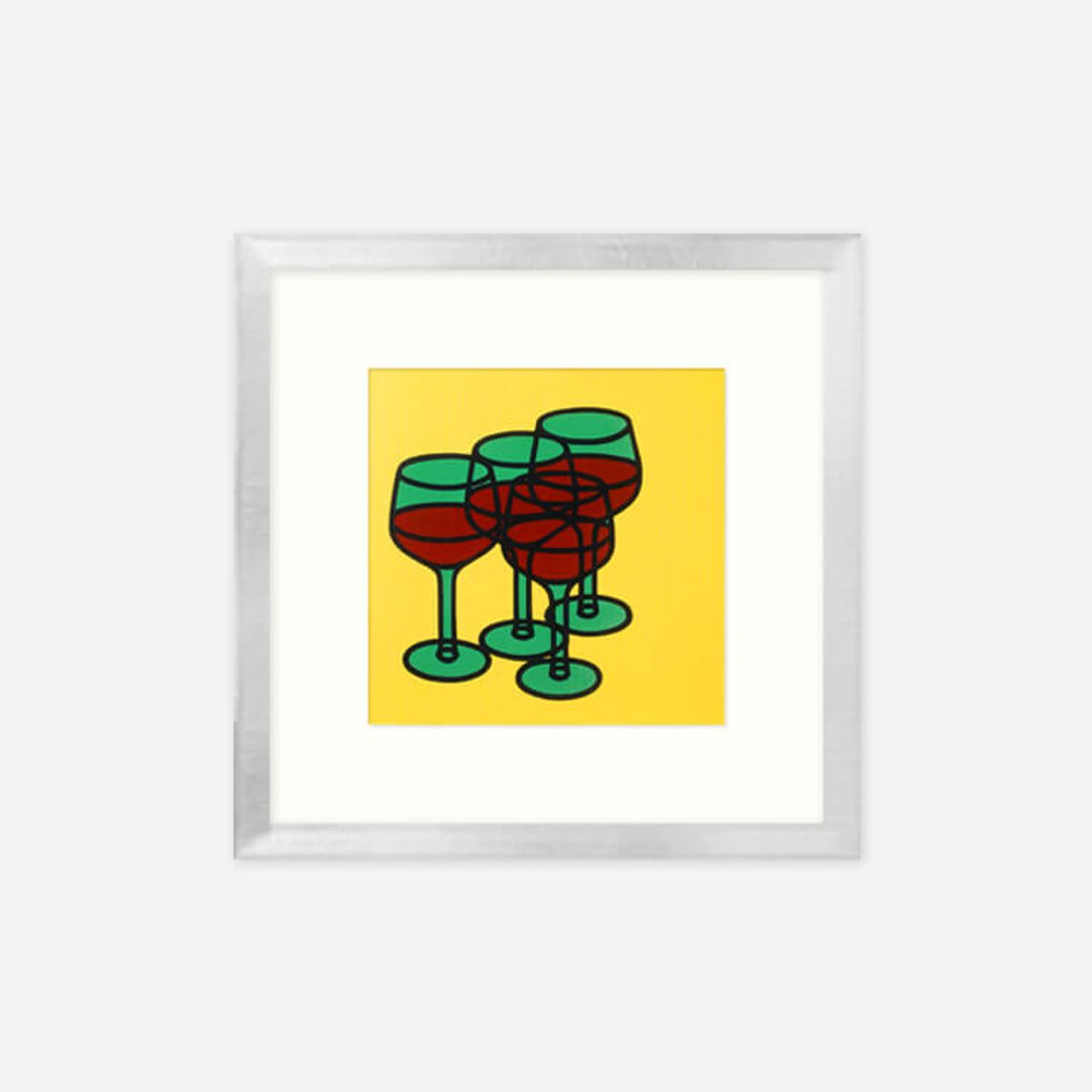 그릿시즌(GREET SEASON) 패트릭 콜필드 Wine Glasses, 1969 (액자 포함)