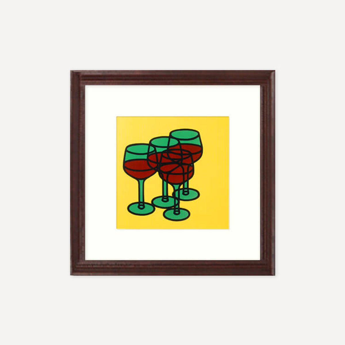 그릿시즌(GREET SEASON) 패트릭 콜필드 Wine Glasses, 1969 (액자 포함)
