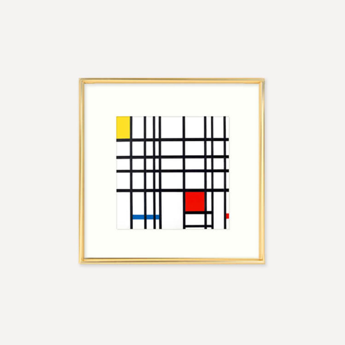 그릿시즌(GREET SEASON) 피에트 몬드리안 Composition with Yellow, Blue and Red, 1942 (액자 포함)