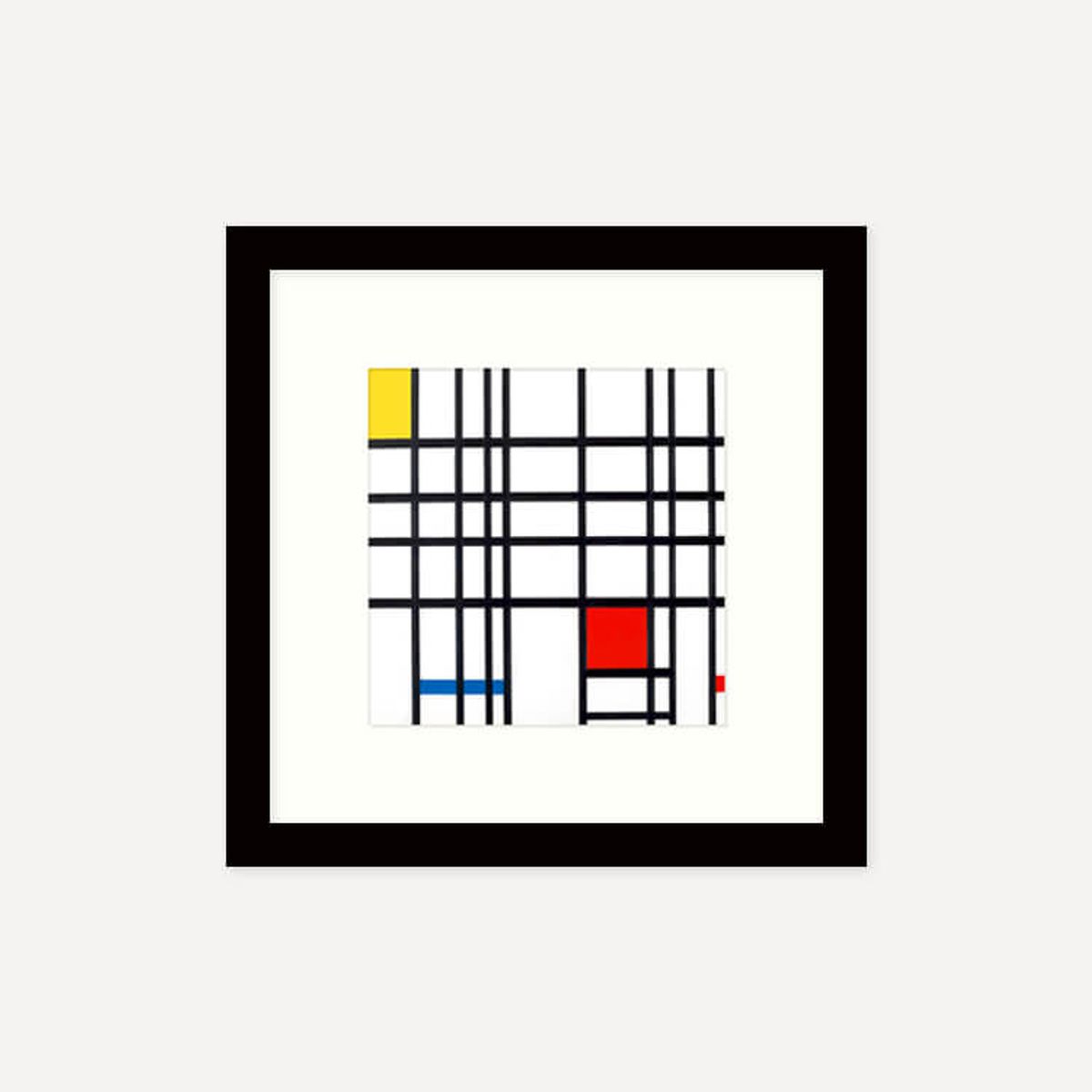 그릿시즌(GREET SEASON) 피에트 몬드리안 Composition with Yellow, Blue and Red, 1942 (액자 포함)