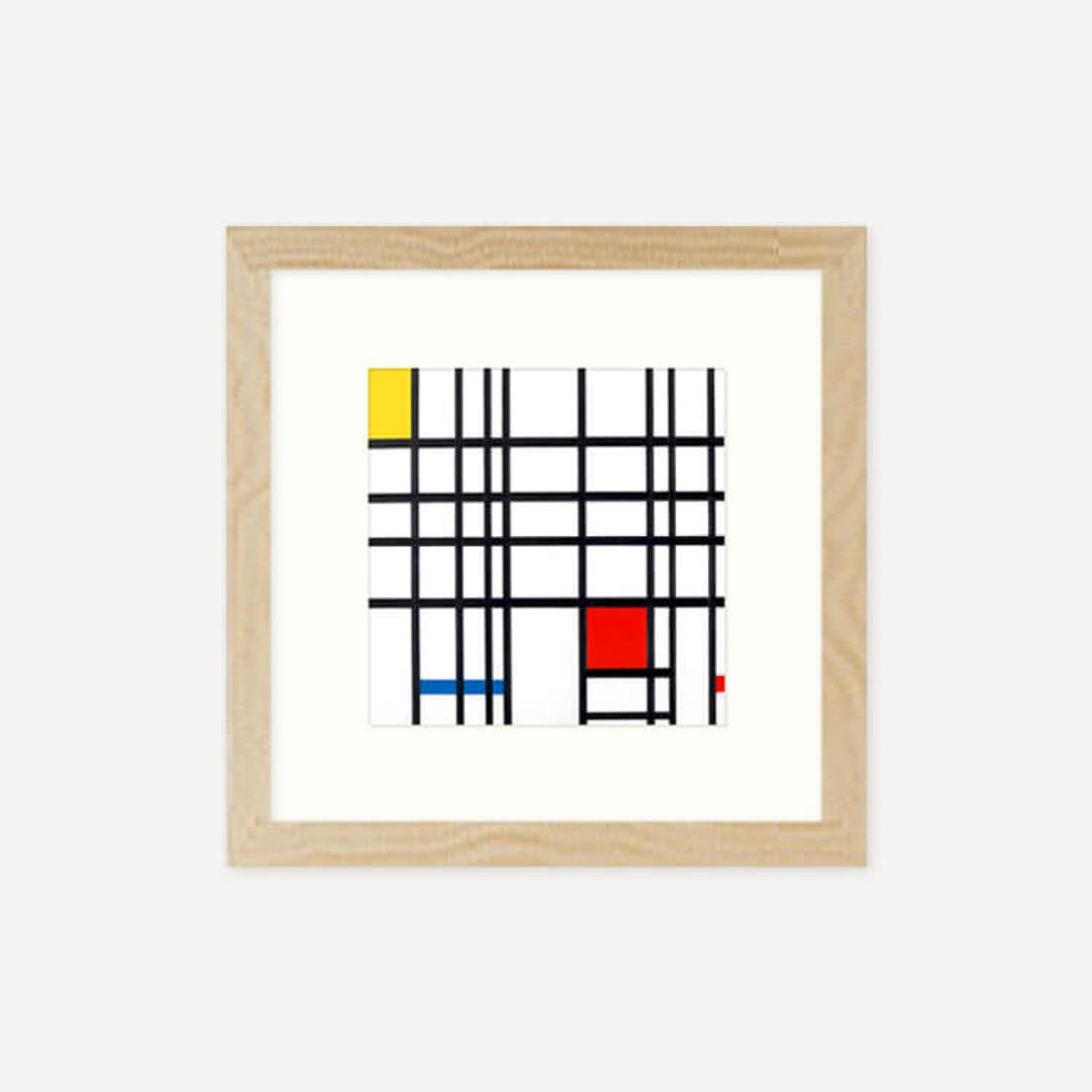 그릿시즌(GREET SEASON) 피에트 몬드리안 Composition with Yellow, Blue and Red, 1942 (액자 포함)