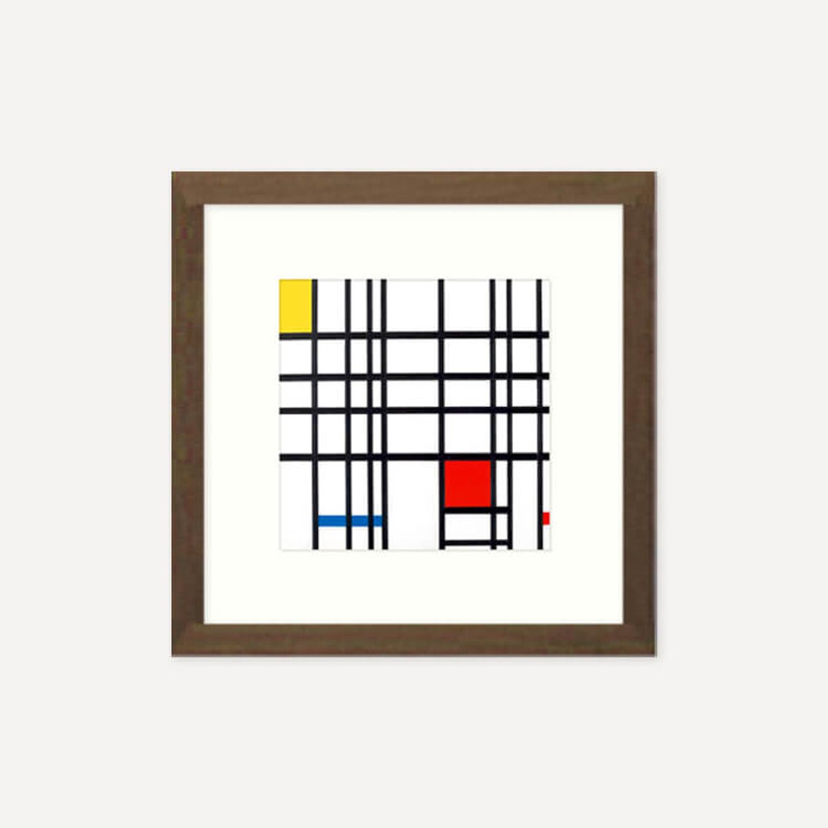 그릿시즌(GREET SEASON) 피에트 몬드리안 Composition with Yellow, Blue and Red, 1942 (액자 포함)