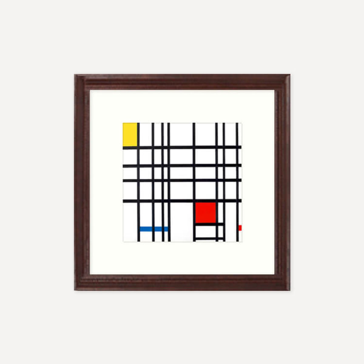 그릿시즌(GREET SEASON) 피에트 몬드리안 Composition with Yellow, Blue and Red, 1942 (액자 포함)