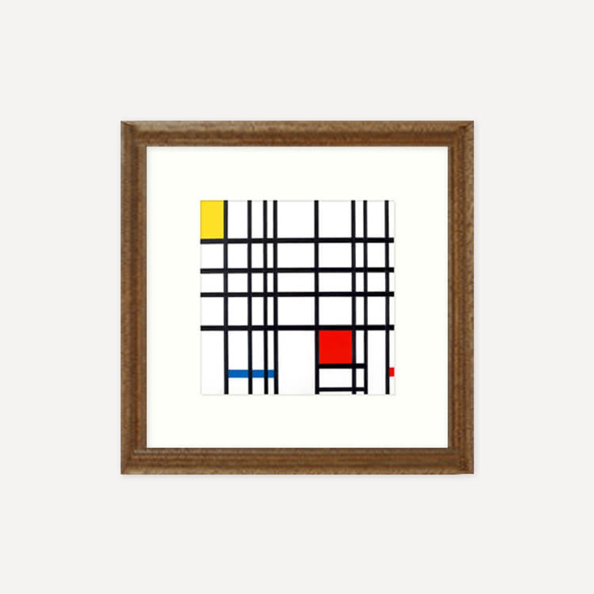 그릿시즌(GREET SEASON) 피에트 몬드리안 Composition with Yellow, Blue and Red, 1942 (액자 포함)